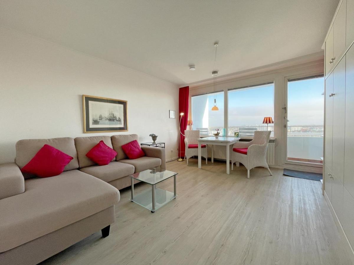 Haus Metropol App 145 direkt am Strand 2 mit Balkon Cityblick Westerland Exterior foto