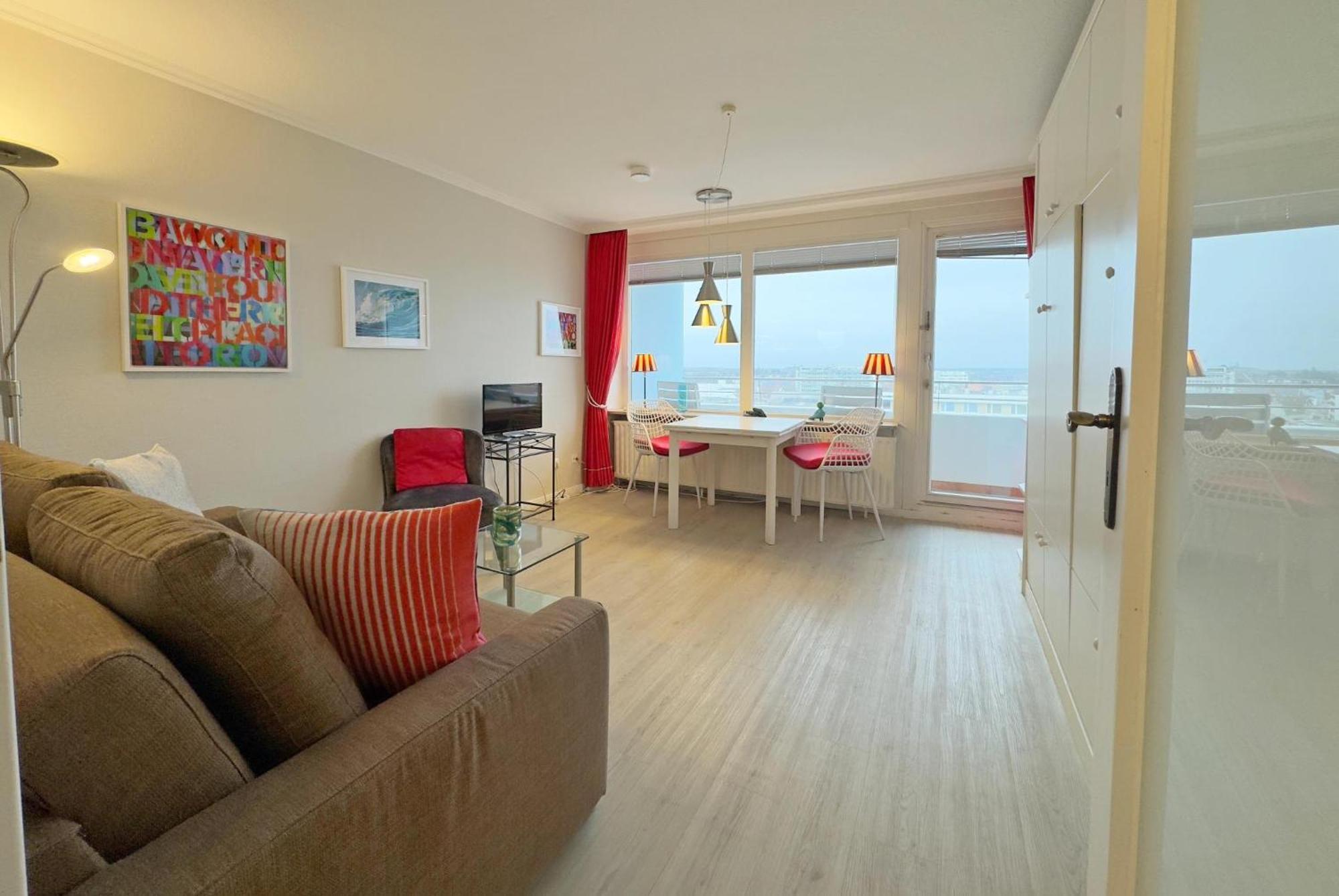 Haus Metropol App 145 direkt am Strand 2 mit Balkon Cityblick Westerland Exterior foto