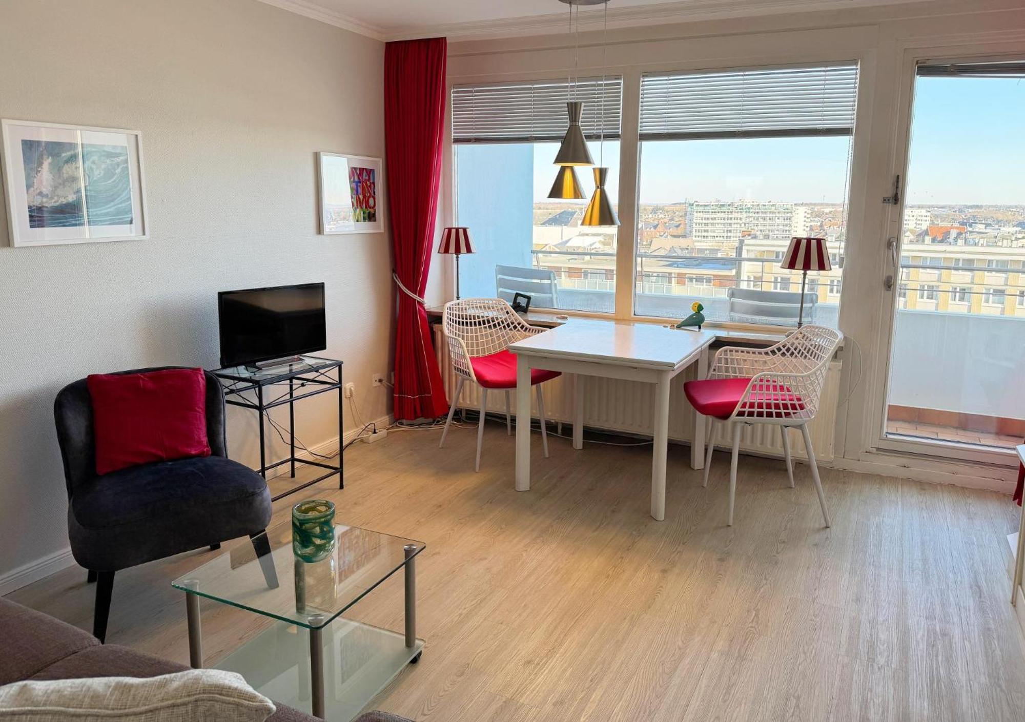 Haus Metropol App 145 direkt am Strand 2 mit Balkon Cityblick Westerland Exterior foto
